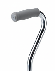 Close-up of handle and chrome finish