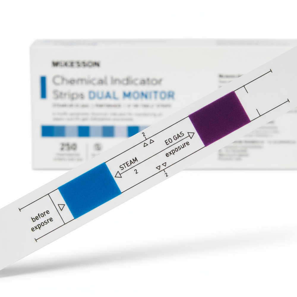 Close-up of indicator strip