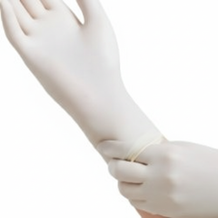 Close-up of inverted beaded cuff