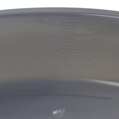 Close-up of measurement graduations