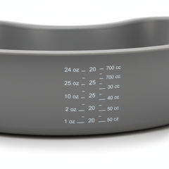 Close-up of measurement markings
