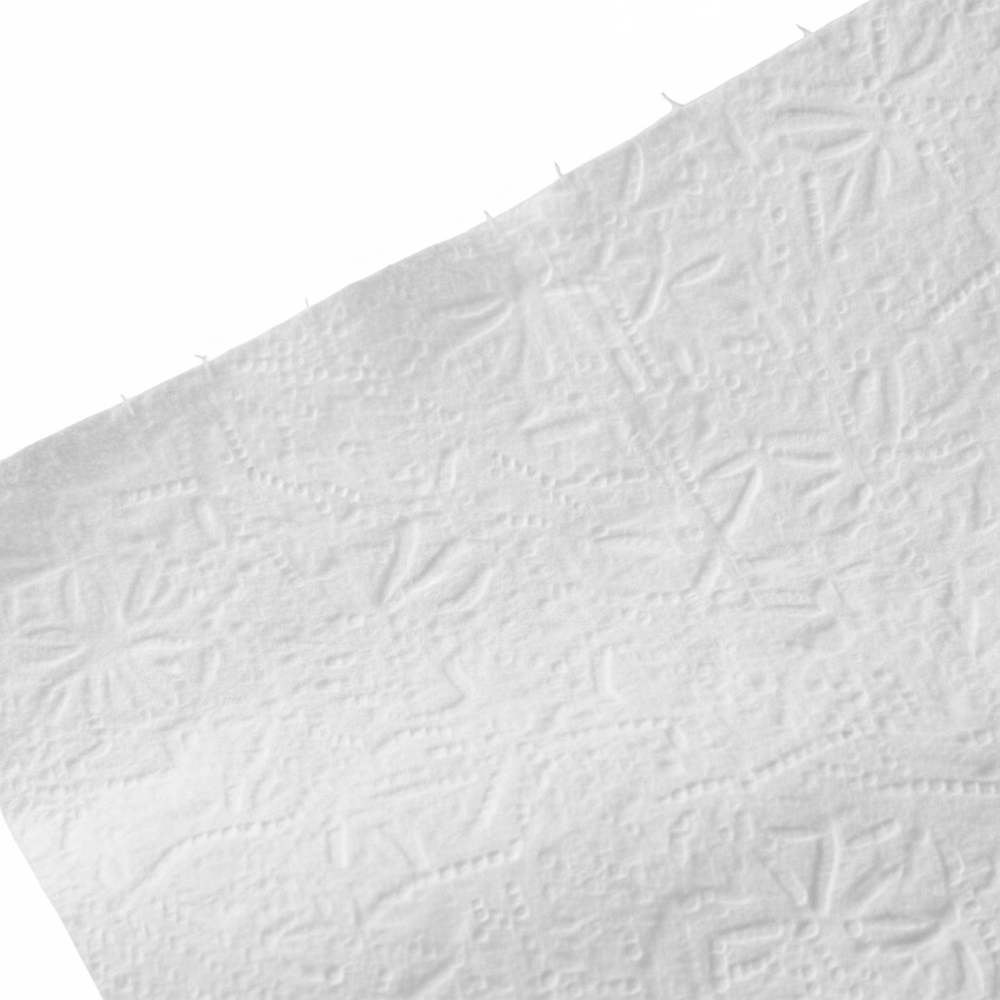 Close-up of paper texture and quality