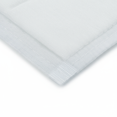 Close-up of sealed edge