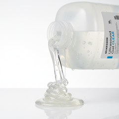 Close-up showing gel consistency