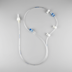 Complete IV extension set view