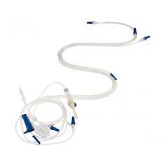 Complete IV set layout