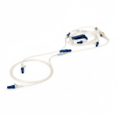 Complete IV set layout