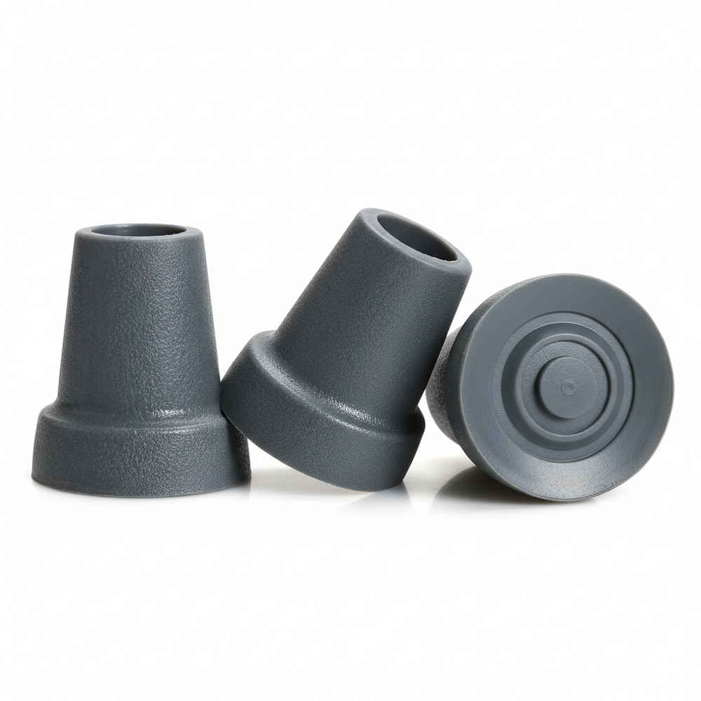 Crutch tip safety features