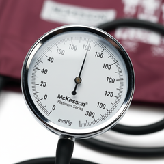 Detail of 300mmHg dial with graduation marks