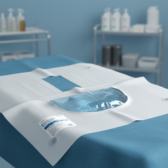 Detail of fluid collection pouch