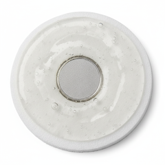 Detail of hydrogel adhesive and Ag/AgCl sensor