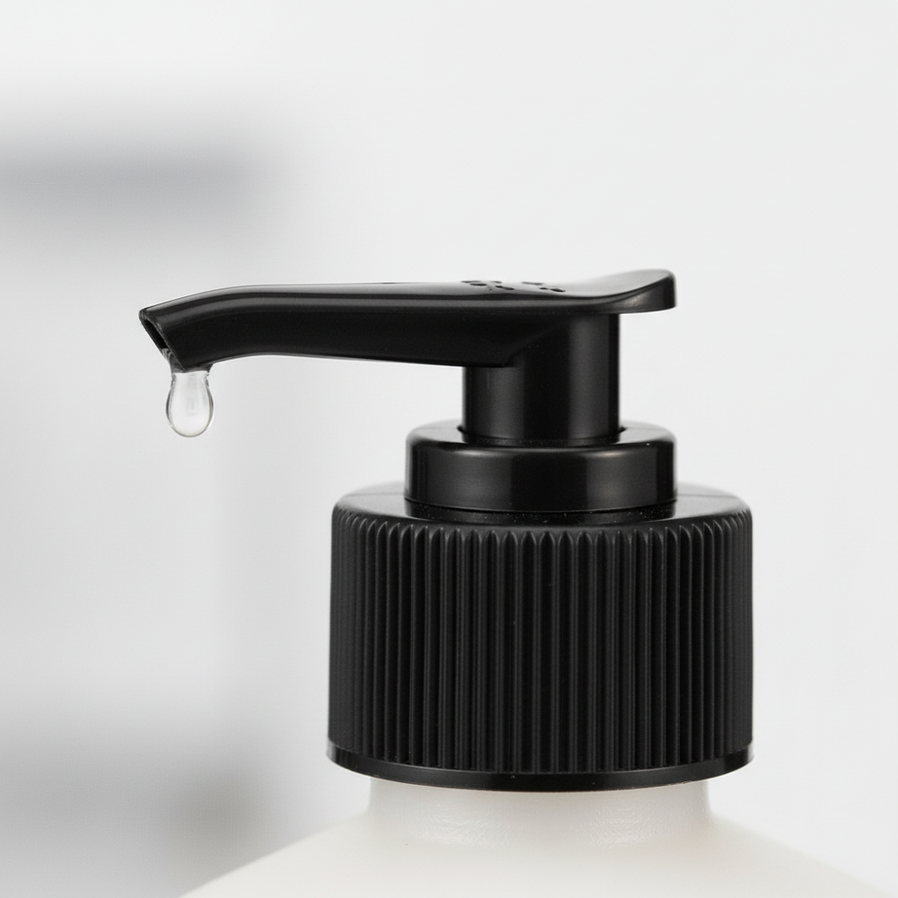 Detail of pump dispenser