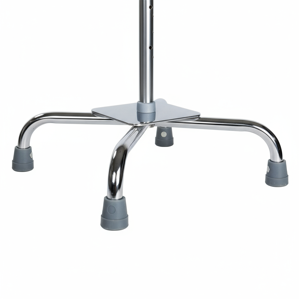 Detail of quad base with reinforced rubber tips