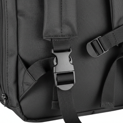 Detail shot of polypropylene buckles and straps