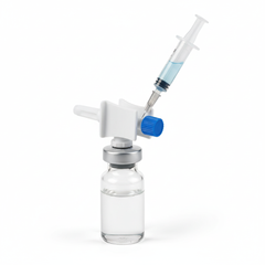 Dispensing pin in use