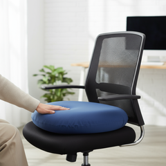 Donut cushion on office chair