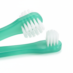 Dual-sided brush head detail