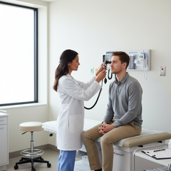 Exam room setting