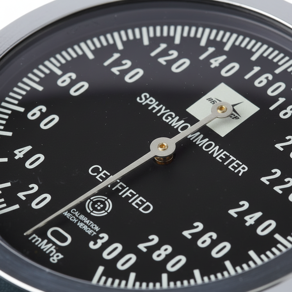 Extreme close-up of no-stop pin mechanism