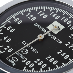 Extreme close-up of no-stop pin mechanism