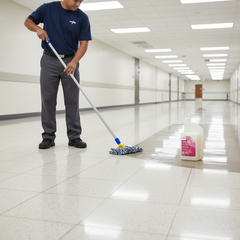 Floor Polish Application