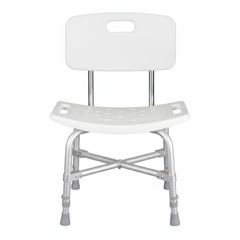 Front view showing full seat width and backrest