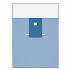 Medline Neonatal Drape Sheet - SMS Fabric with Absorbent Reinforcement - 66" x 95" - Case of 15