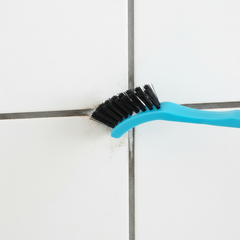 Grout cleaning demonstration
