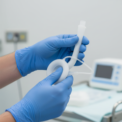 Healthcare professional demonstrating proper technique