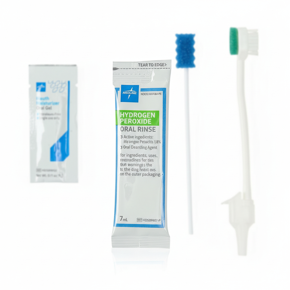Hydrogen peroxide gel detail