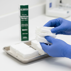 Medical professional using