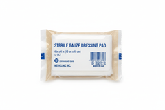Medline Curad Oil Emulsion Gauze Dressing, Sterile, 3" x 8" - Non-Adherent Wound Care