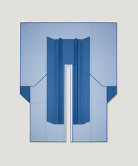 Full overhead view of surgical drape