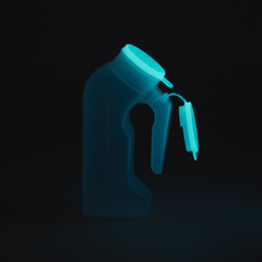 Glow-in-dark lid feature