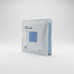 Invisishield Incise Surgical Drape with Adhesive - 6.5" x 7.5" Ophthalmic Drape (Case of 40)