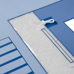 Fluid Collection Pouch with Tubing Ties