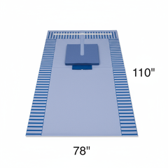 Adhesive head bar drape and split drape components