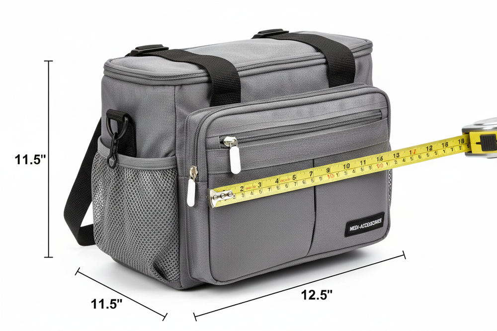 Rollator Front Bag - Three-Quarter View
