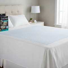 Medline Twill Cover Reusable Underpad - 30x34 Inch Antimicrobial Bed Pad with Silver Technology