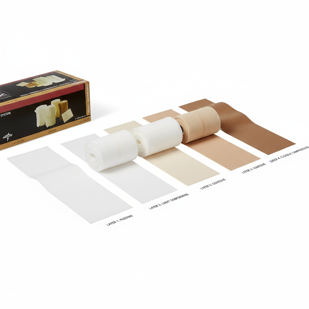 All four layers unwrapped and displayed