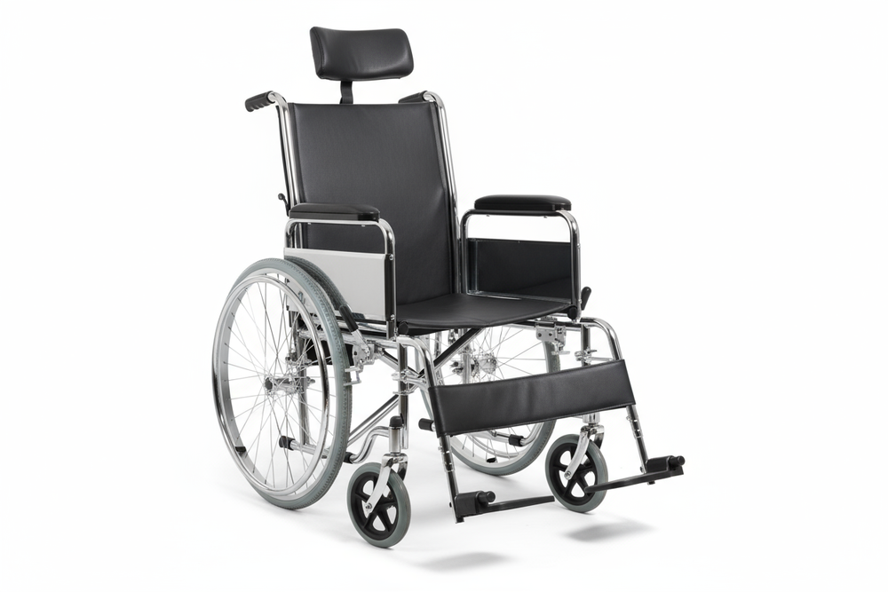 Front view of Excel Reclining Wheelchair
