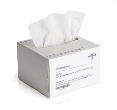 Top angle view of lab wipes dispenser