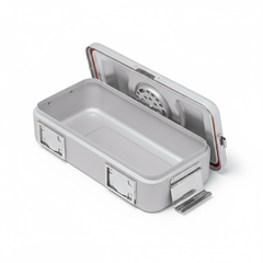 Top view with lid open