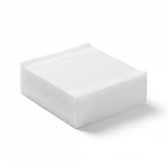 Stacked gauze sponges angle view