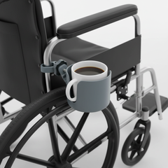 In-use lifestyle shot with mug