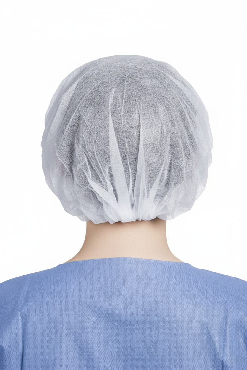 Medline Bouffant Cap - Back View