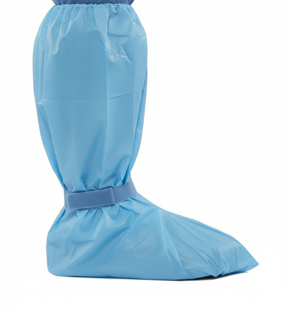 Side view of knee-high boot cover