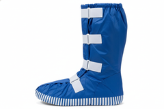 Side profile view of knee-high boot covers