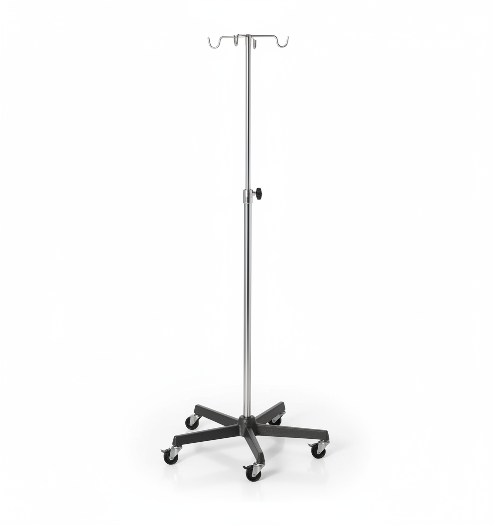 IV Pole - Side Angle View