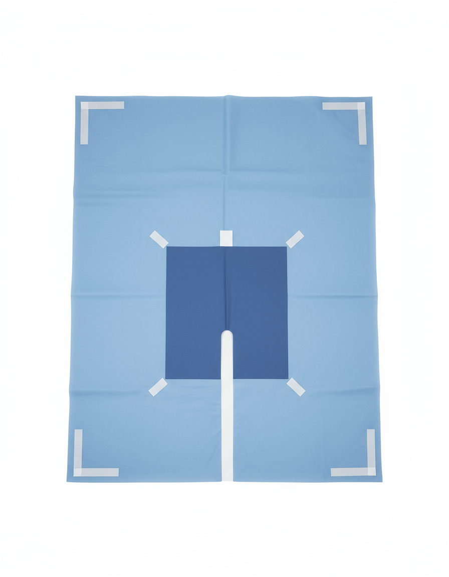 45-degree angle view showing split opening